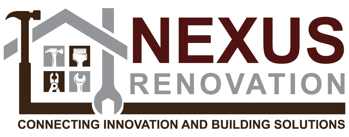 A logo of next renovations, with the name next renovation underneath it.